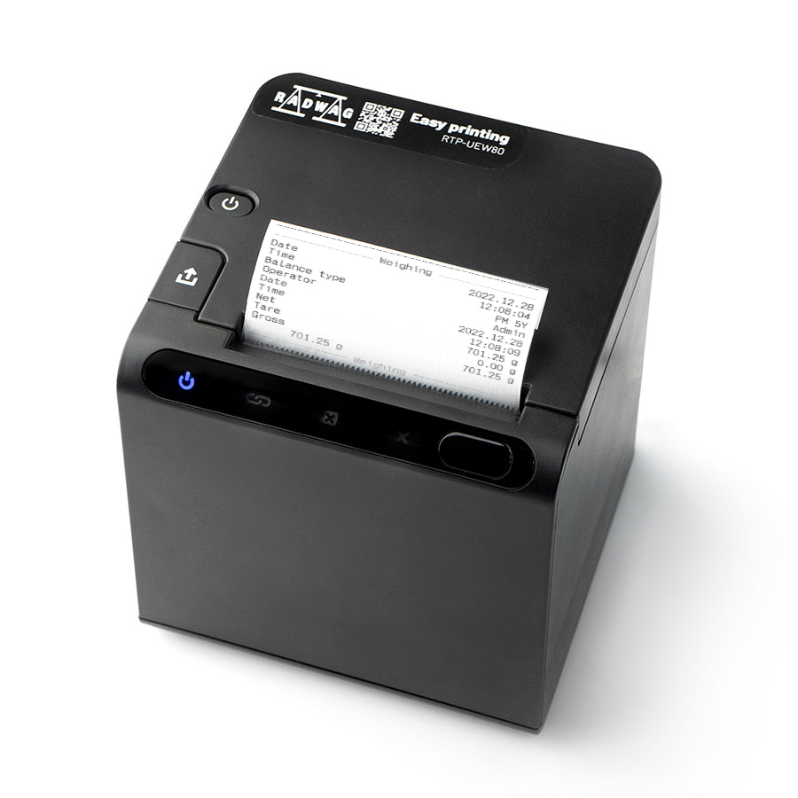 Imprimante de reçus RADWAG RTP-UEW80 (USB + Ethernet + WiFi) Imprimante de reçus RADWAG RTP-UEW80 (USB + Ethernet + WiFi)