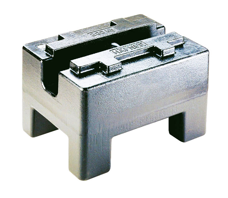 Pesas de clase M1 - rectangular con cámara de ajuste, efecto galvanizado - 250 kg Pesas de clase M1 - rectangular con cámara de ajuste, efecto galvanizado - 250 kg