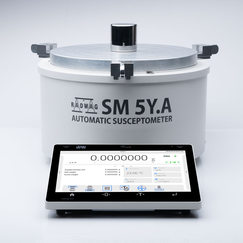 Automatische Suszeptometer zur Magnetismusmessung Radwag