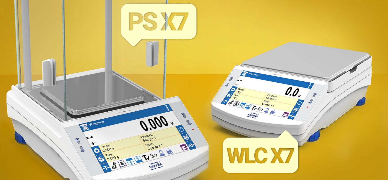 Кой прецизен баланс да изберете? Везни от сериите PS X7 и WLC X7 на RADWAG