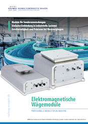 Elektromagnetische Wägemodule