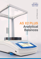 Balance analytique AS 220.X2 PLUS - Radwag Les Balances Electroniques