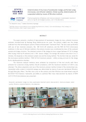 Determination of dry mass of wastewater sludge