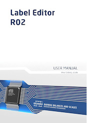 Software Manual - Label editor