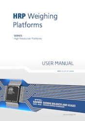 User Manual - HRP Weighing Platforms