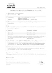 Conformity Declaration