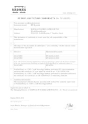 Conformity Declaration