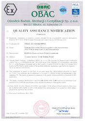 Notyfication of Quality Assurance