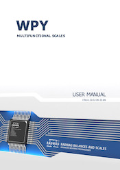 User Manual - WPY Multifunctional Scale