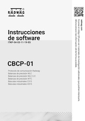 Instrucciones de software - CBCP 01