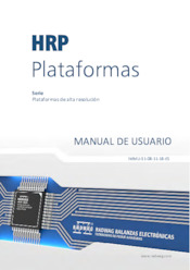 Manual de instrucciones - HRP Plataformas