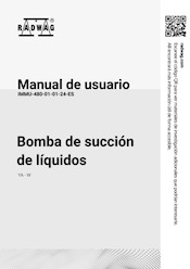Manual de usuario - Bomba de succión de líquidos