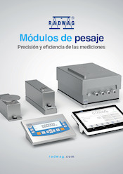 Módulos de pesaje