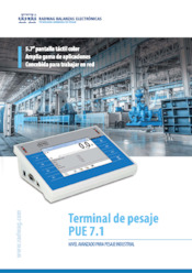 Terminal de Pesaje PUE 7.1