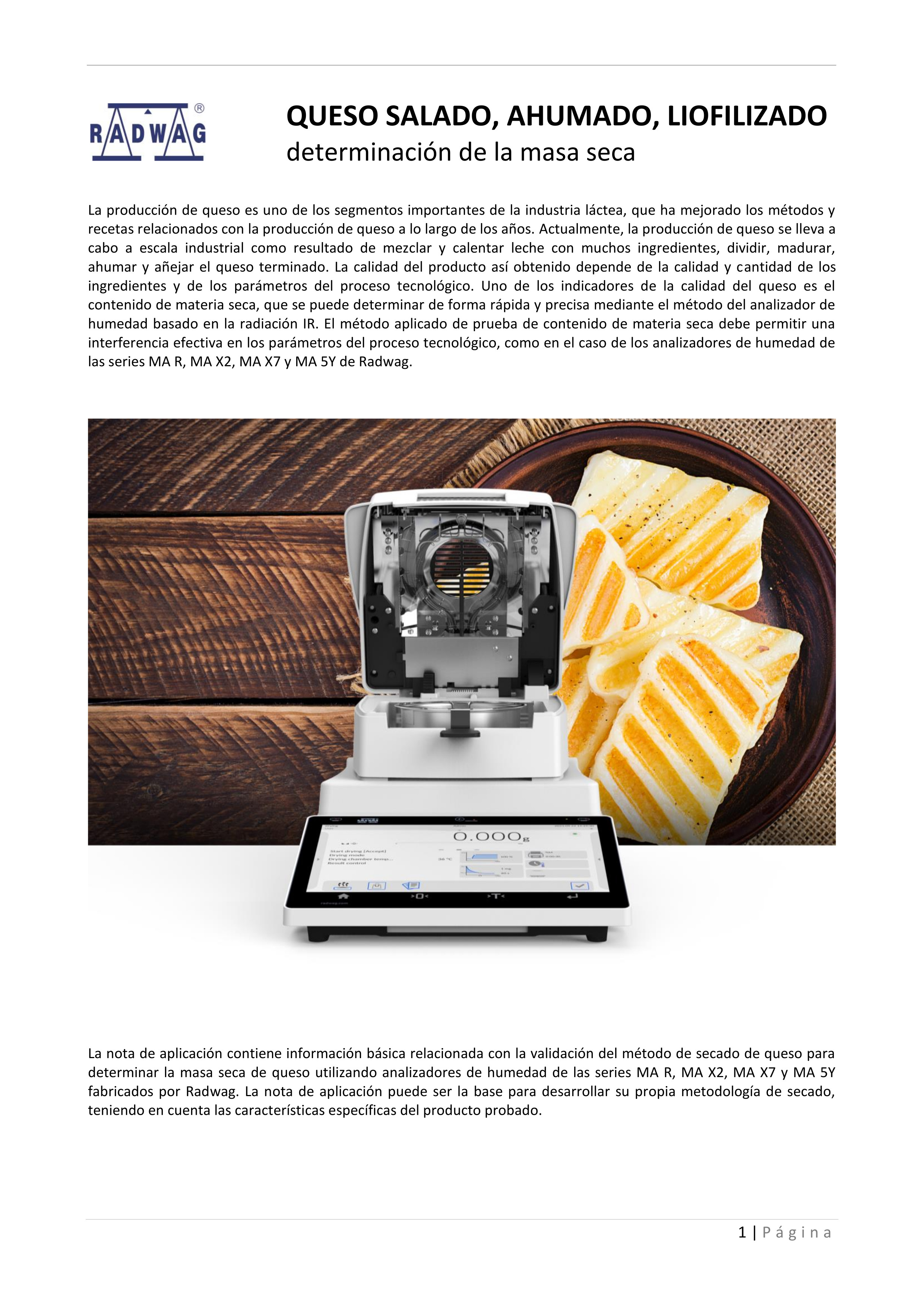 Queso salado ahumado liofilizado