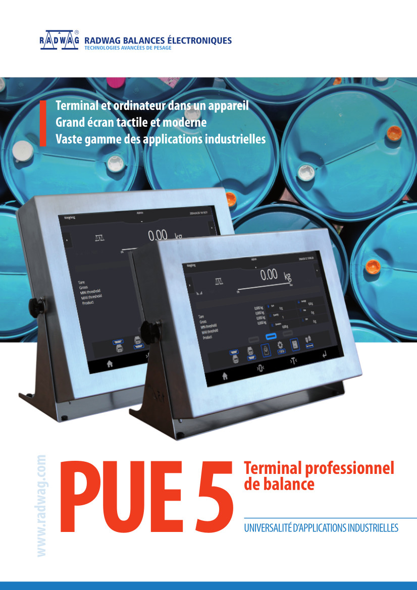 PUE 5 Terminal Professionnel de Balance