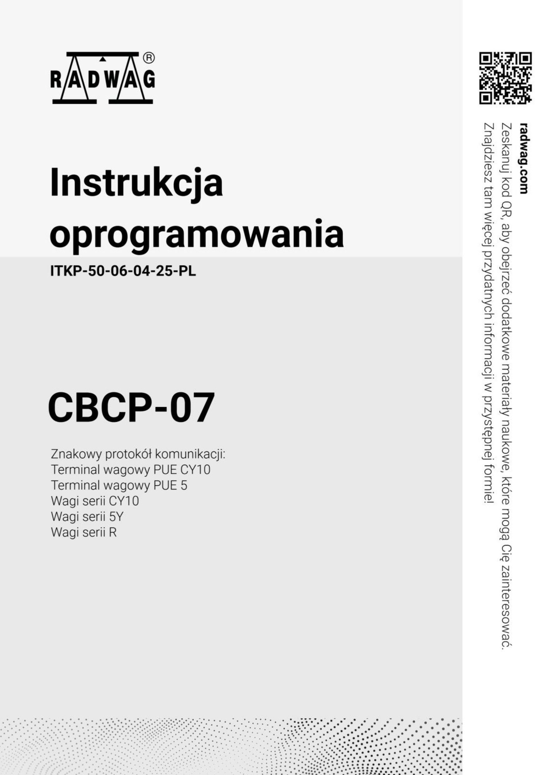 Instrukcja oprogramowania