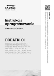 Instrukcja oprogramowania - Dodatki 01