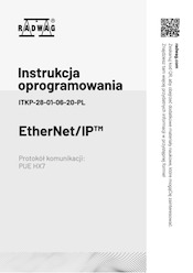Instrukcja oprogramowania - EtherNet/IP protokół komunikacji PUE HX7