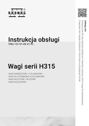 Instrukcja obsługi - wagi H315