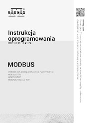 Instrukcja oprogramowania - MODBUS-RTU protokół komunikacji MW-01-A