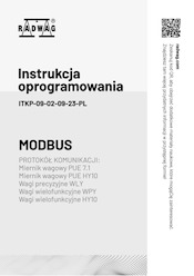 Instrukcja oprogramowania - MODBUS protokół komunikacji PUE7.1 / PUE HY10