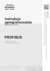 Instrukcja oprogramowania - PROFIBUS protokół komunikacji MW-01-A