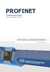 Instrukcja oprogramowania - PROFINET protokół komunikacji PUE HX7