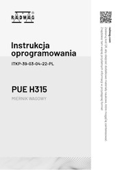 Instrukcja oprogramowania - Miernik PUE H315