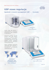 Nowe regulacje USP i RADWAG