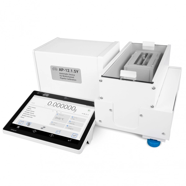 AP-12.1.5Y  Automatic Device for Multichannel Pipette Calibration › Pipetting